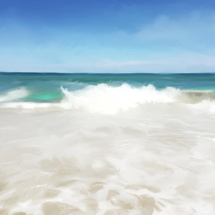 Beach Painting - Shore Break I by Dan Meneely