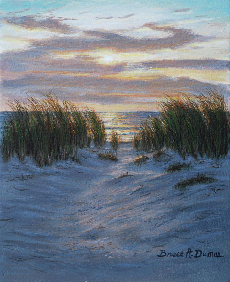 Shore Path Painting by Bruce Dumas - Fine Art America