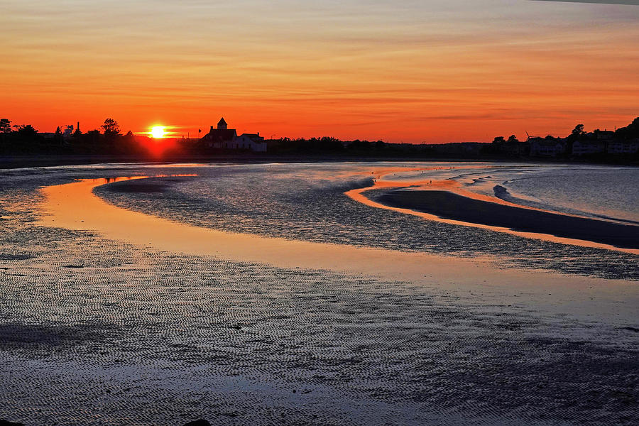 Short Beach Sunset Nahant MA Photograph by Toby McGuire
