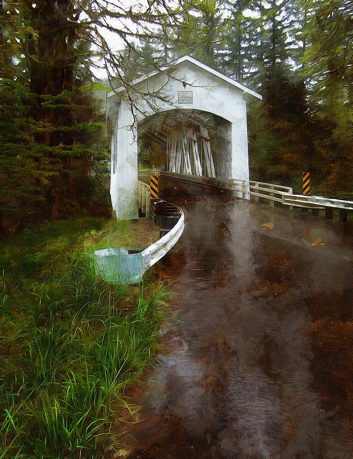 Short Covered Bridge Photograph by Thom Zehrfeld