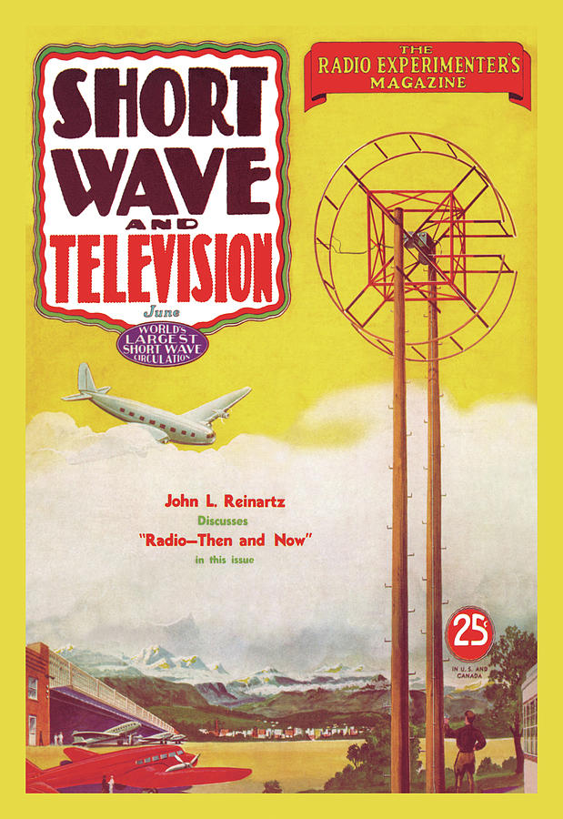 Short Wave and Television: Radio and Airplanes Painting by Unknown