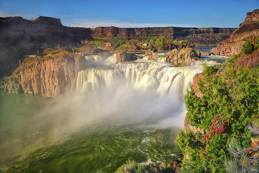Shoshone Falls Spring Rage Photograph by Greg Norrell