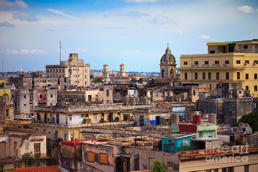 Shot Of Old Havana City Cuba Photograph by Andrey Armyagov - Fine Art ...