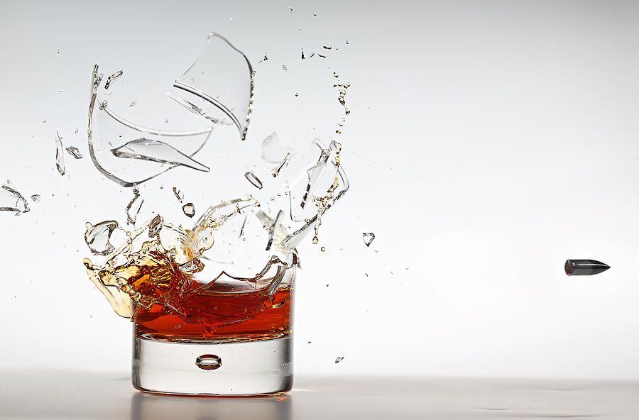 Still Life Photograph - Shot Of Whisky by Lex Augusteijn