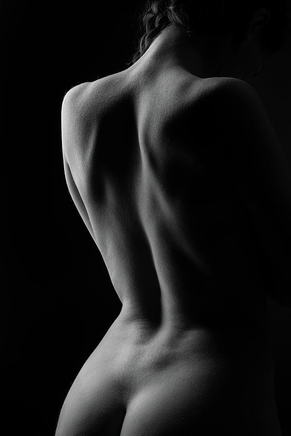 Nude Photograph - Shoulders by Aurimas Valevicius