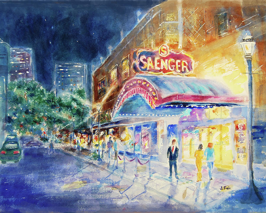 City Painting - Showtime by Jerry Fair