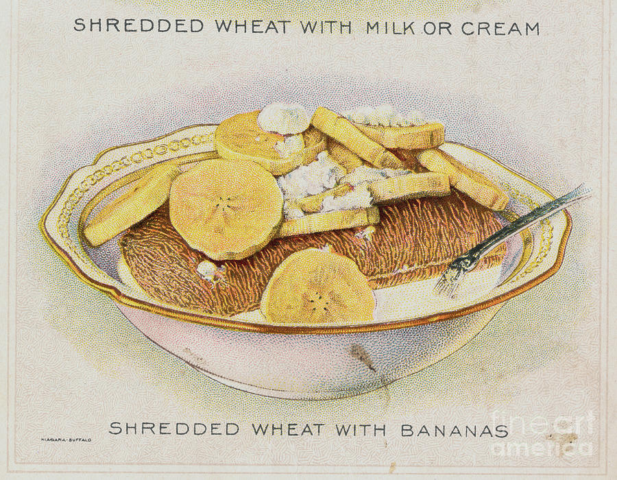 Shredded Wheat With Bananas Photograph by Bettmann
