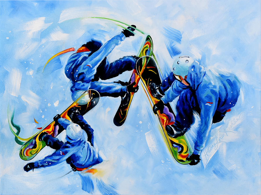 Sports Painting - Shredder by Hanne Lore Koehler