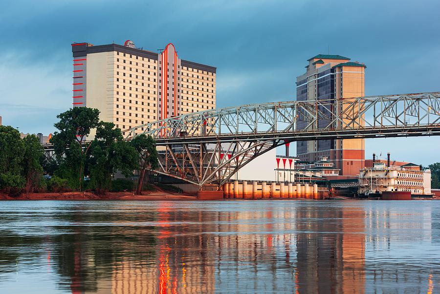 Architecture Photograph - Shreveport, Louisiana, Usa Downtown by Sean Pavone