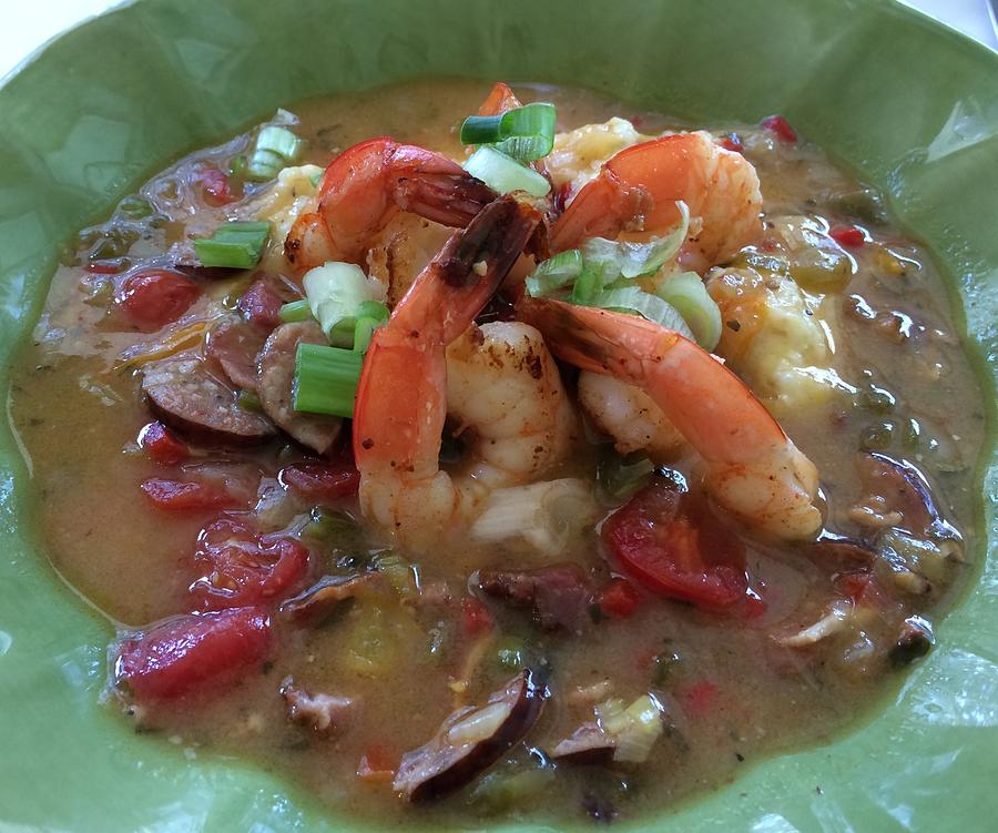 Shrimp And Grits Photograph