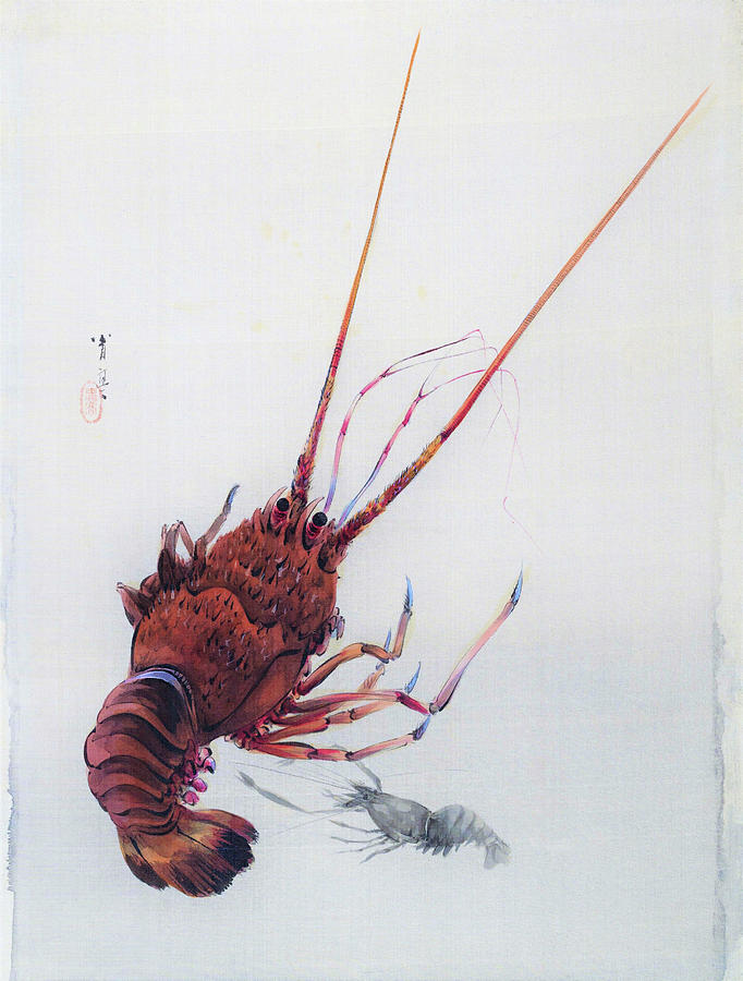 Unique Painting - Shrimp and Lobster - Digital Remastered Edition by Watanabe Seitei