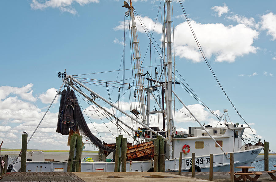 Shrimp Boat Photograph by Sally Weigand