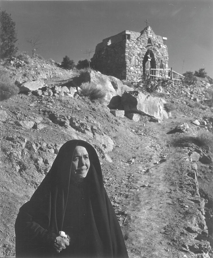Woman Photograph - Shrine In Santa Fe by W. Eugene Smith