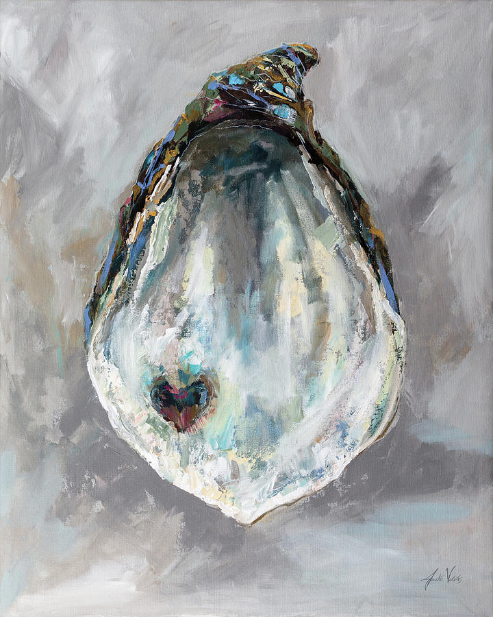 Shell Painting - Shucks by Jeanette Vertentes