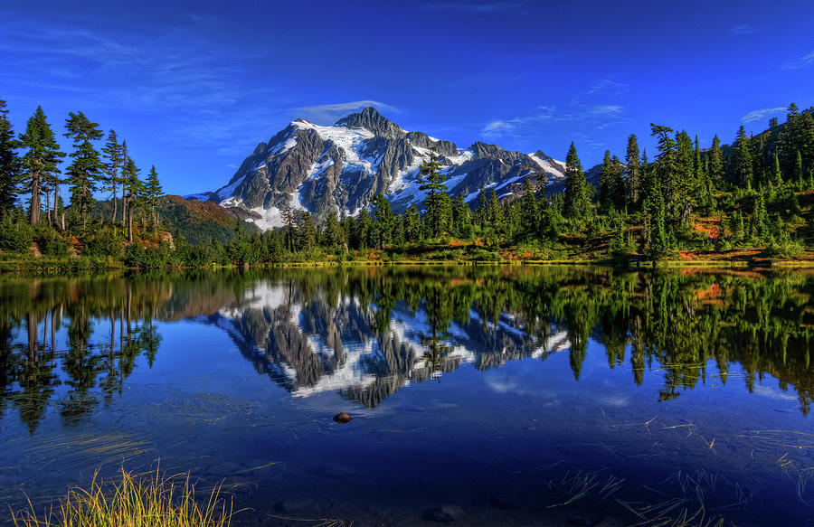 North Cascades National Park Photograph - Shuksan Mirror Perfection by Photo By David R Irons Jr