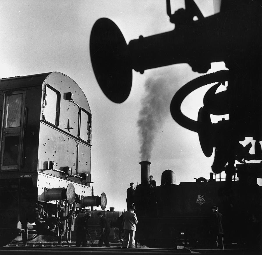 Shunting Trains Photograph by Erich Auerbach