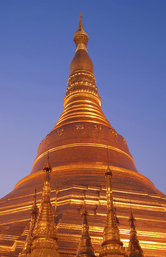 Shwedagon Pagoda Stupa Photograph by Kokkai Ng
