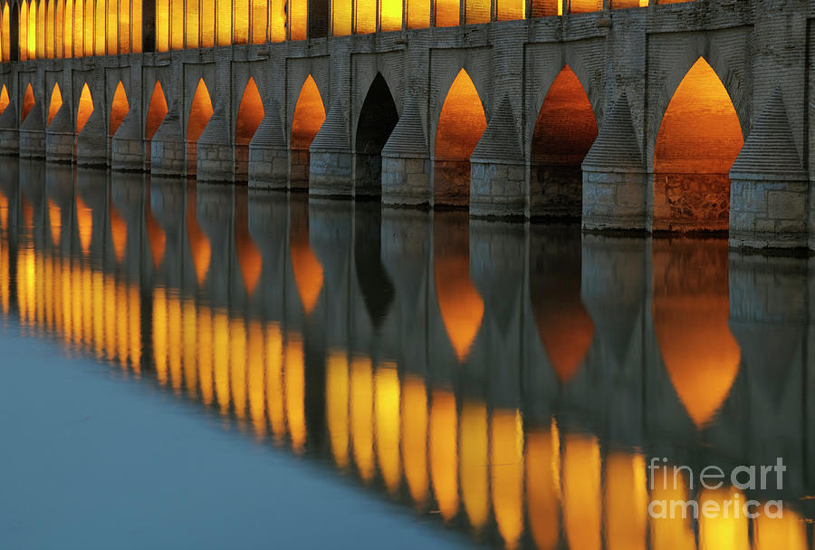 Si-o-se Pol Bridge, Isfahan, Iran Photograph by Tunart