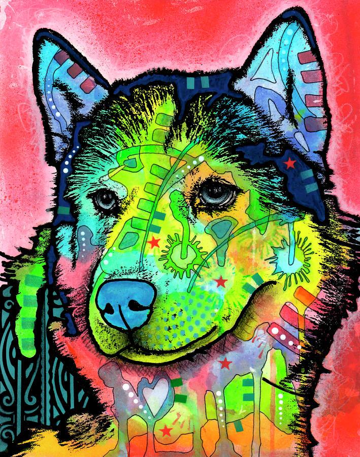 Animal Mixed Media - Siberian Front by Dean Russo