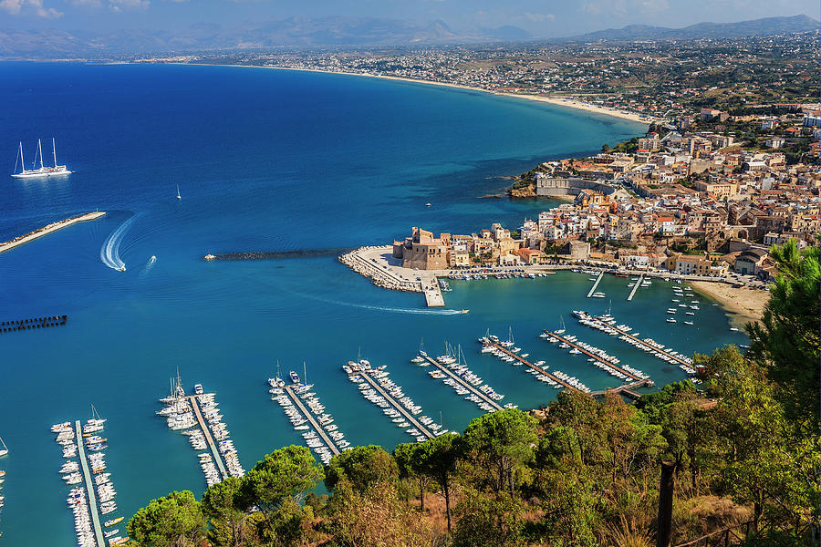 Sicily, Aerial View, Italy Digital Art by Antonino Bartuccio - Fine Art ...