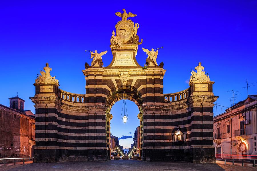 Sicily, Porta Garibaldi, Italy Digital Art by Alessandro Saffo