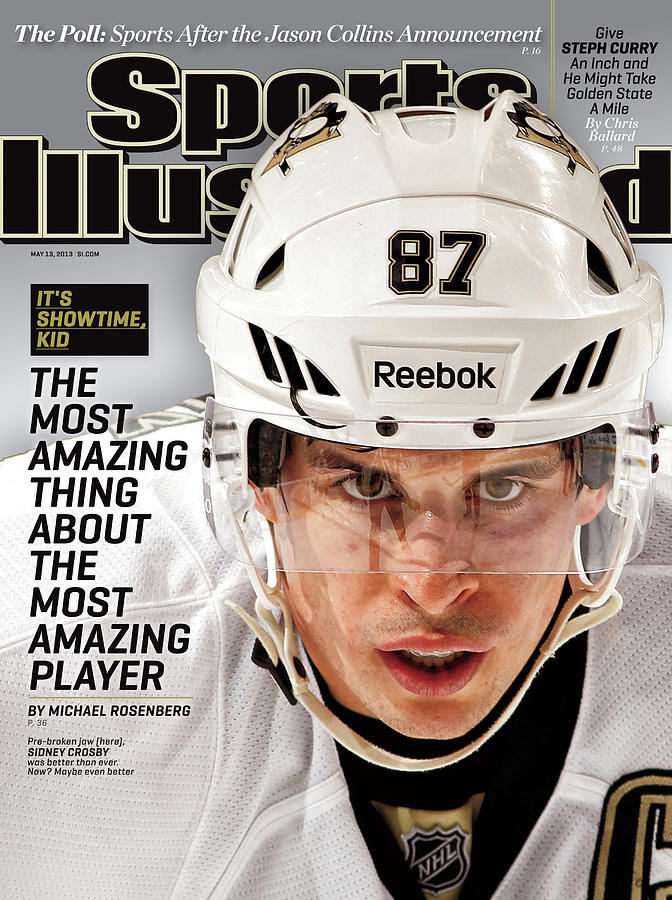 Sidney Crosby Its Showtime, Kid Sports Illustrated Cover Photograph by Sports Illustrated