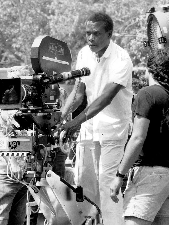 Sidney Poitier Directing Movie Photograph by New York Daily News Archive