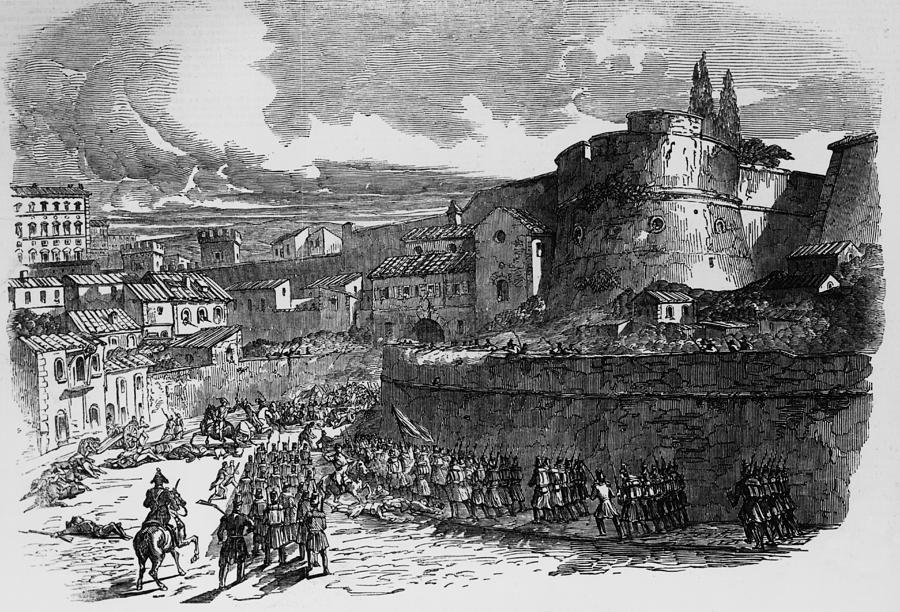 Siege Of Rome Photograph by Illustrated London News