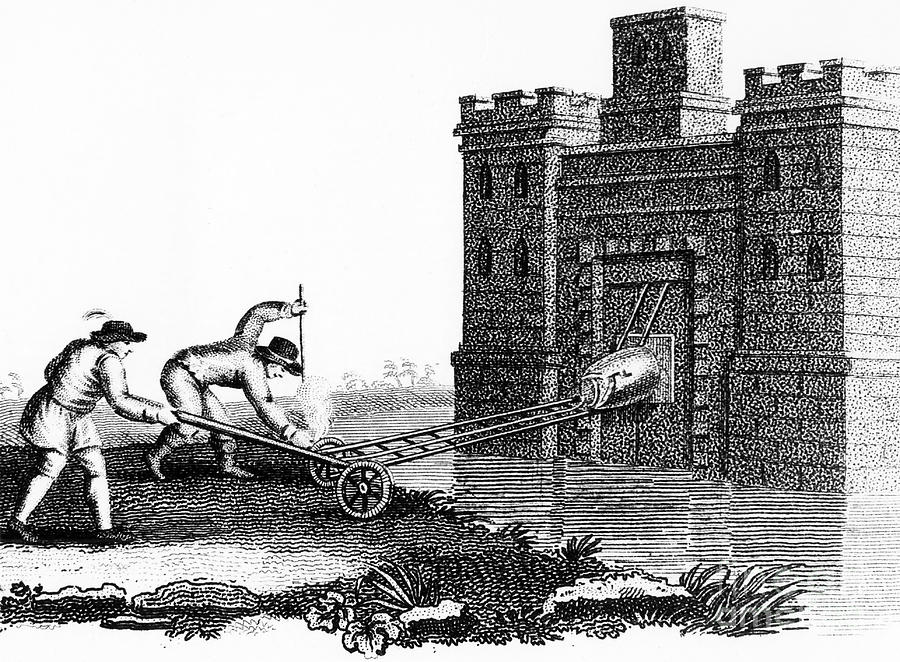 Siege Warfare, C1800 Drawing by Print Collector