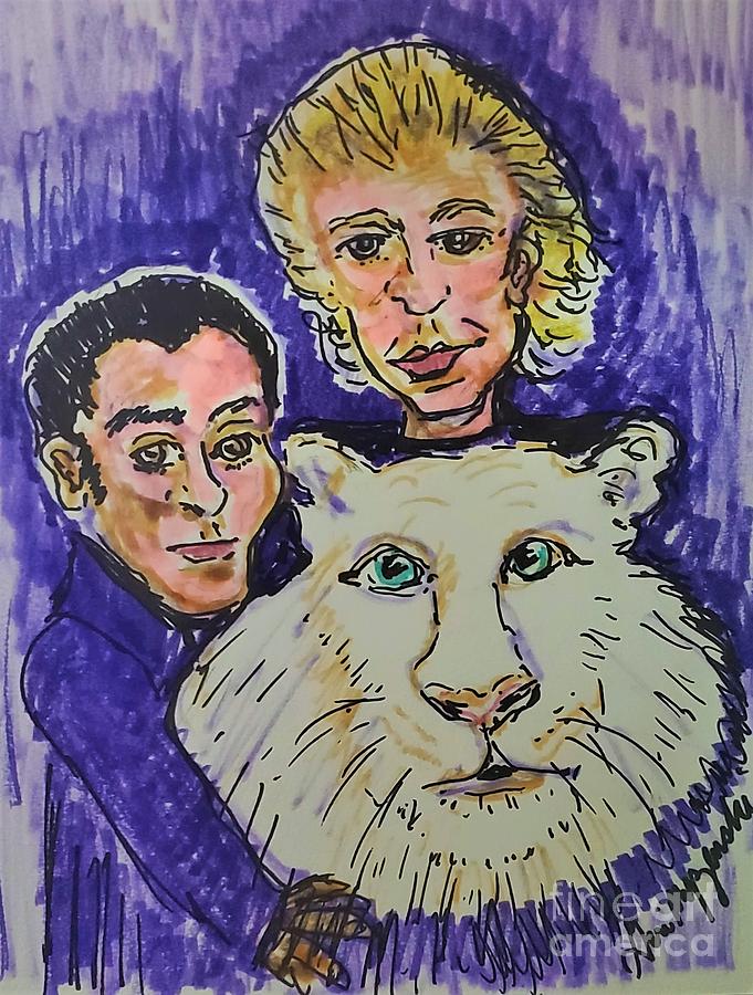 Siegfried And Roy Mixed Media