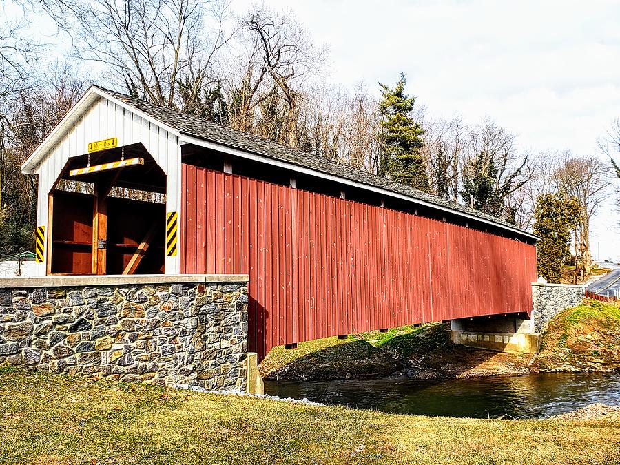 Siegrist's Mill Covered Bridge Photograph by Paul Kercher | Pixels