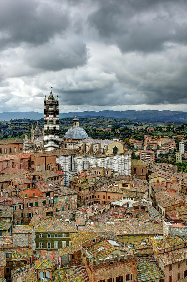 Siena from Above Photograph by Rebekah Zivicki