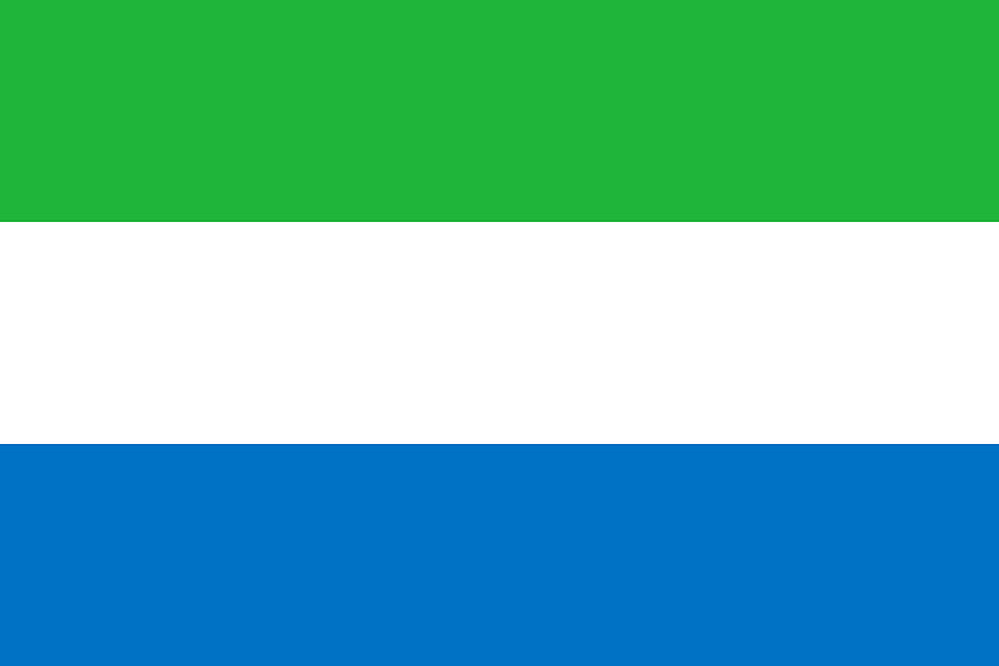 Sierra Leone Painting by Flags | Fine Art America