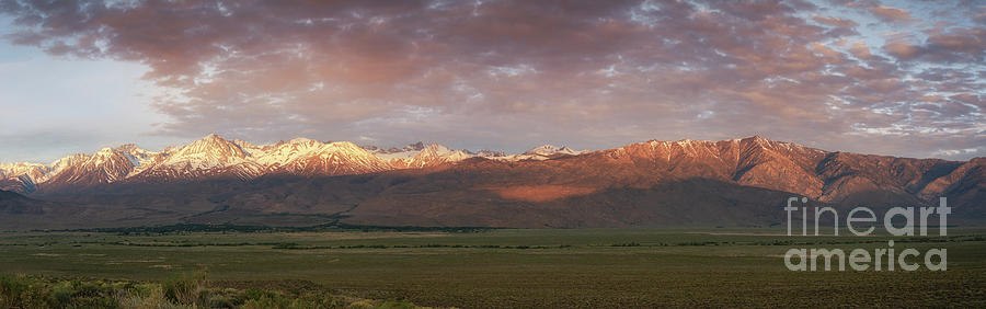 Sierra Nevada Mountain Range Panorama  Photograph by Michael Ver Sprill