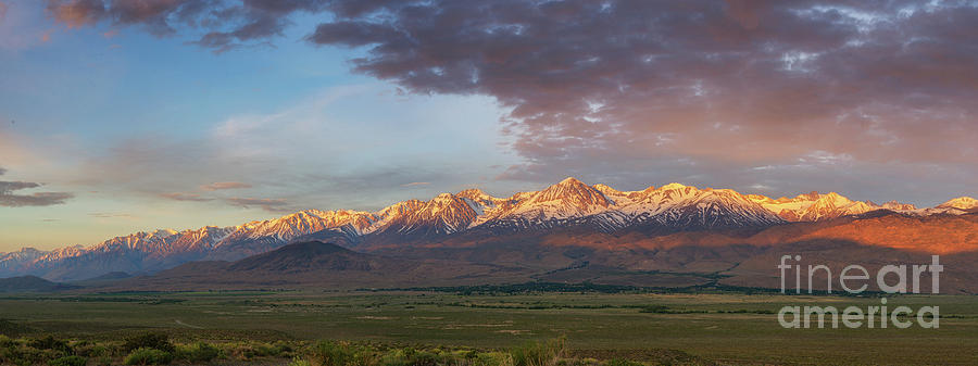 Sierra Nevada Mountain Range Sunrise Photograph by Michael Ver Sprill