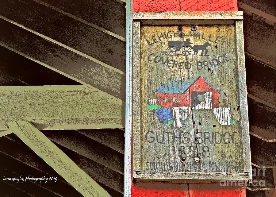 Sign Of A Covered Bridge Photograph