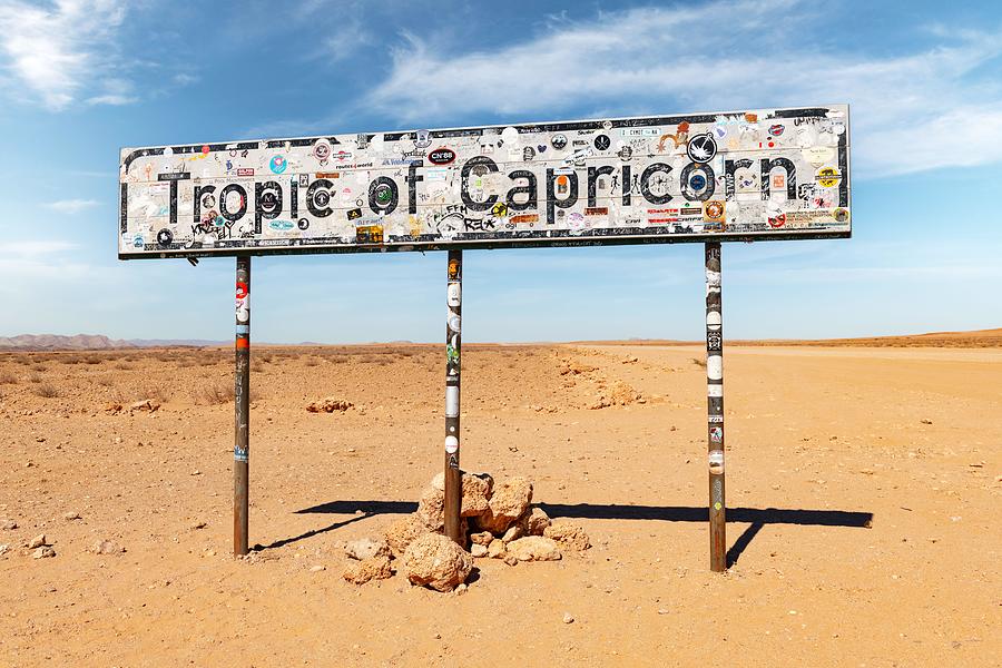 Nature Photograph - Sign Of Tropic Of Capricorn by Ivan Kmit