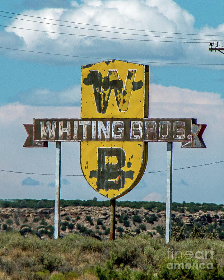 Signs of Whiting Bros. Photograph by Stephen Whalen