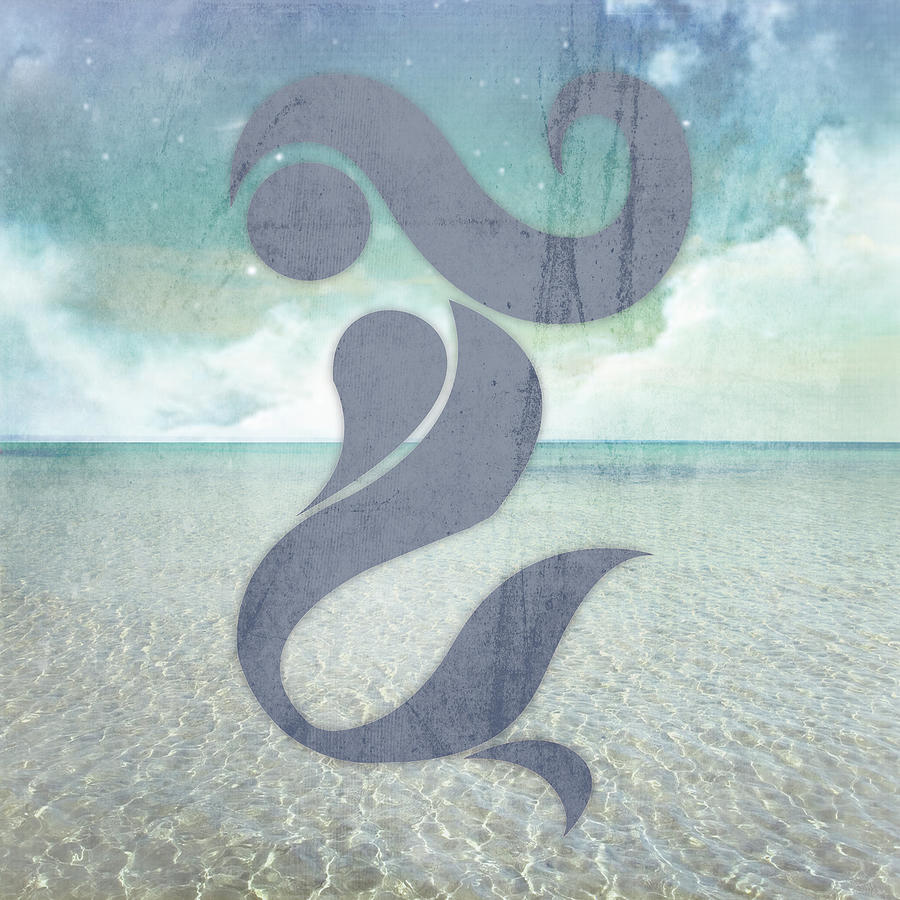 Beach Mixed Media - Signs_mermaid by Lightboxjournal
