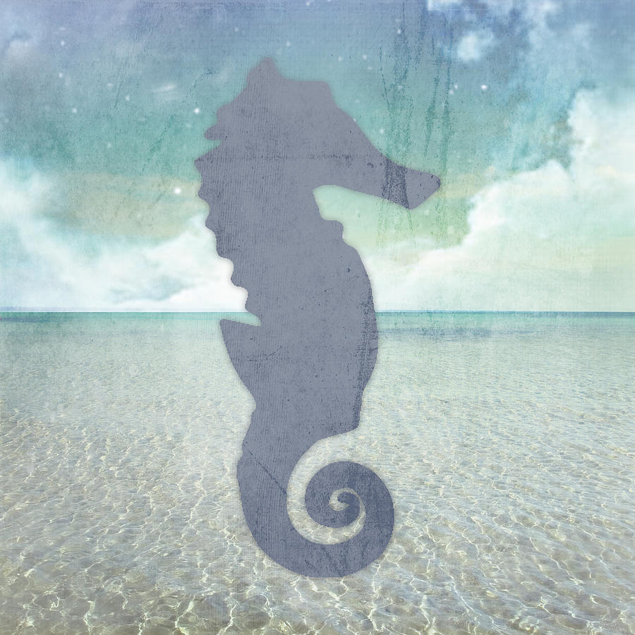 Beach Mixed Media - Signs_seahorse by Lightboxjournal
