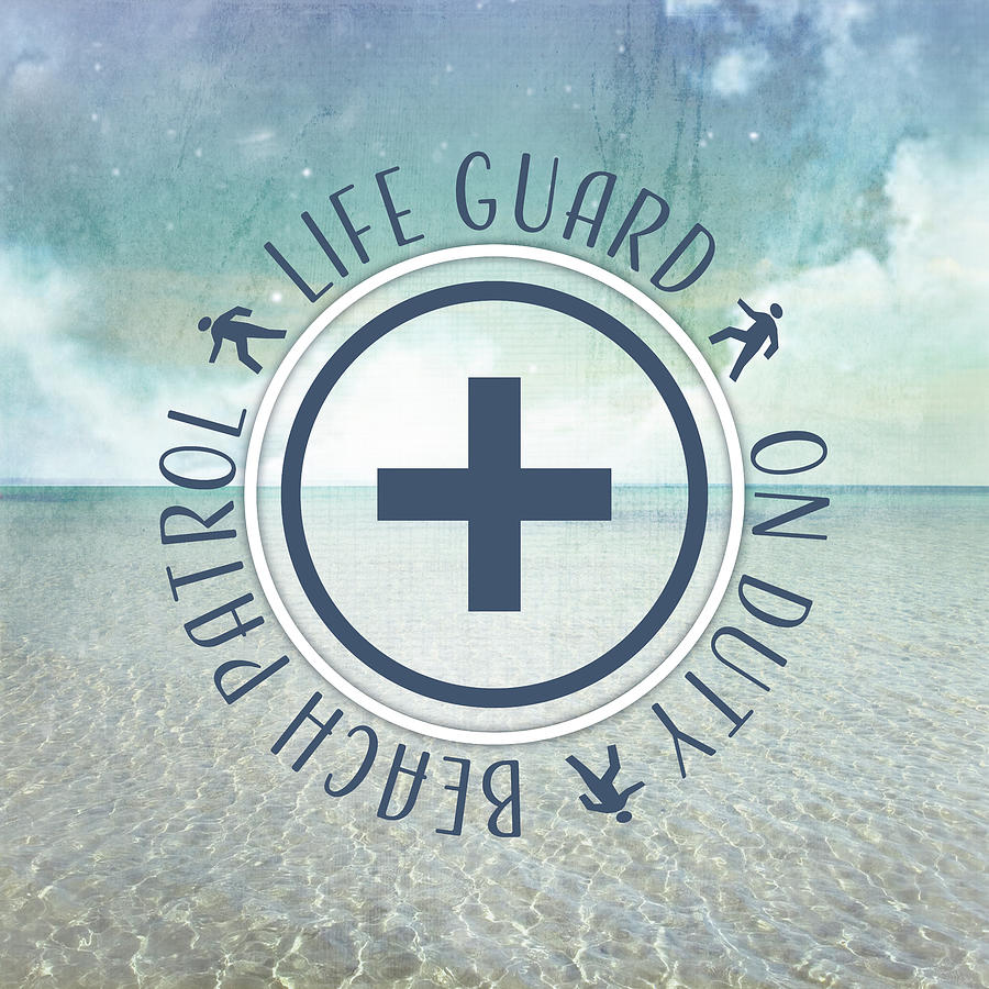 Beach Mixed Media - Signs_sealife_lifeguard by Lightboxjournal