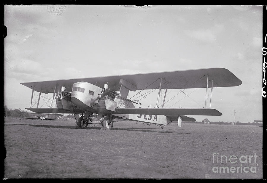 Sikorsky Commercial Airplane Parked Photograph by Bettmann