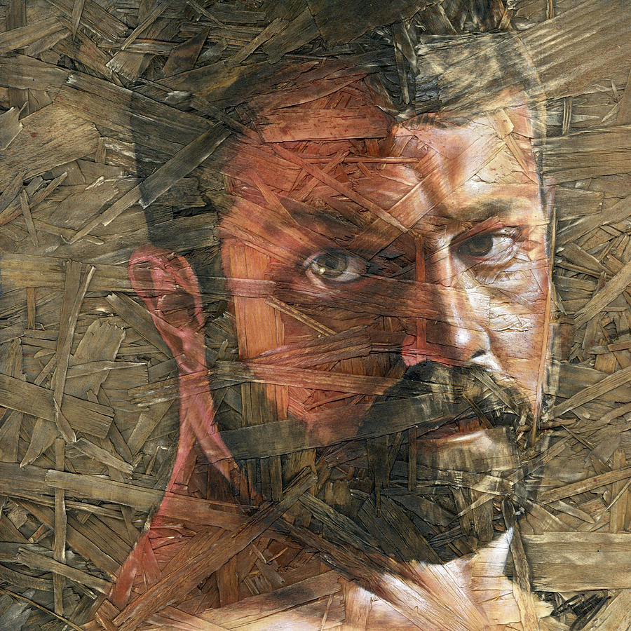 Portrait Painting - Silence 7 by Chris Lopez