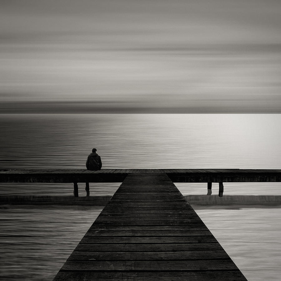Black And White Photograph - Silence by Agniribe