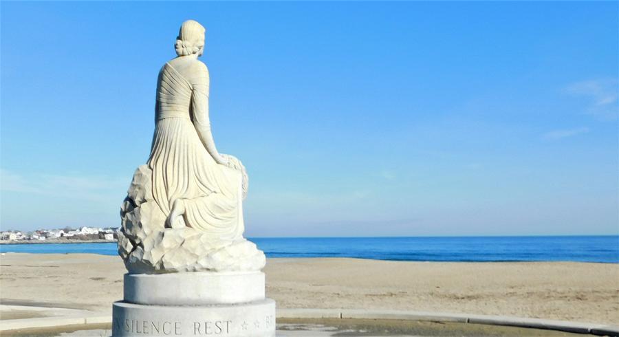 - Silence and Rest - Hampton Beach NH - Photograph by THERESA Nye