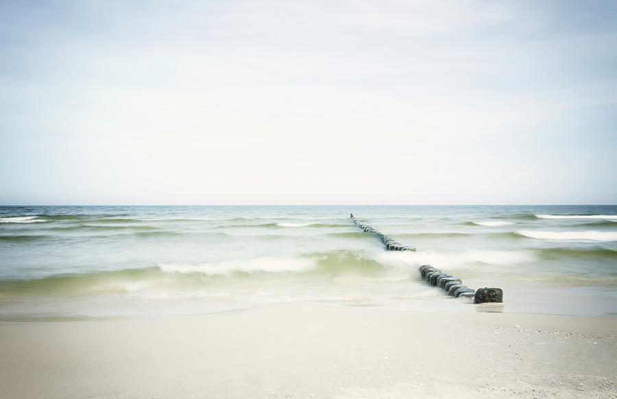 Silent Beach At The Baltic Sea Photograph by Rike 