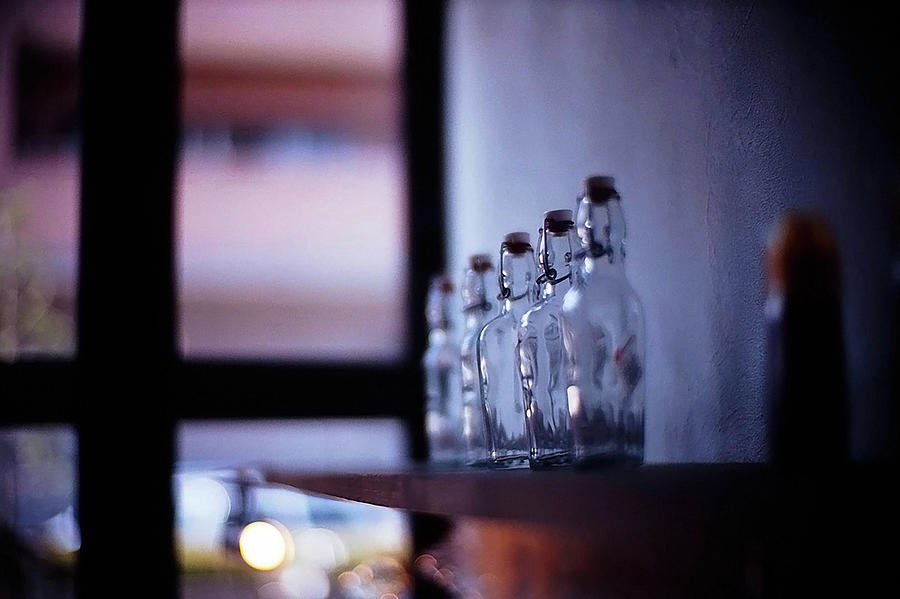 Silent Bottles Photograph by Moaan