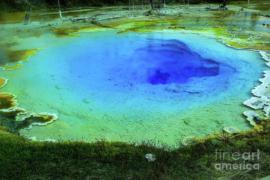 Yellowstone National Park Photograph - Silex Spring  by Jeff Swan