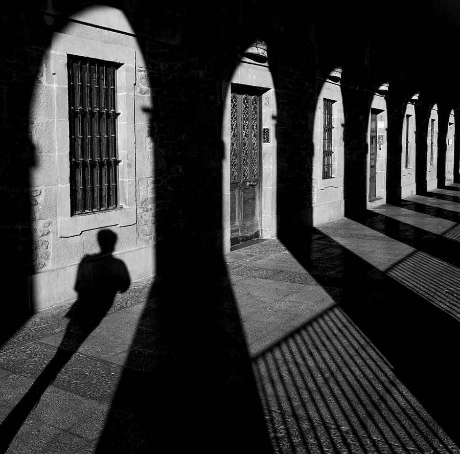 Silhouette Photograph - Silhouette And Arcs by Adolfo Urrutia
