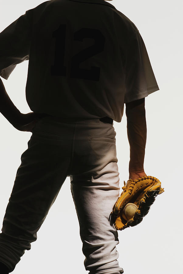 Silhouette Of Baseball Pitcher With Photograph by Pm Images